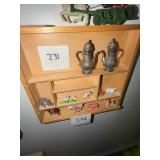 Vintage Silver-Tone Miniature Coffee Pot Shakers