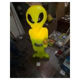 Vintage Alien Blow Mold Light
