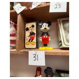 Vintage Mickey Mouse Figurine w/ Box