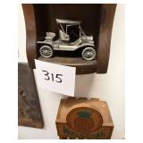 Vintage Pewter Ford Model T Toy