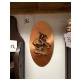 Vintage Copper End Of The Trail Picture