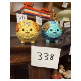 Vintage Ceramic Ram Figurines