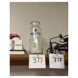 Vintage Nalco Glass Laboratory Bottle