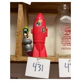Vintage Marvin The Martian Rocket Toy