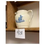 Vintage Wedgwood Queens Ware Pitcher