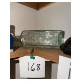 Vintage Embossed ORECO Glass Bottle
