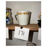 Vintage Pyrex Butterfly Gold Mug