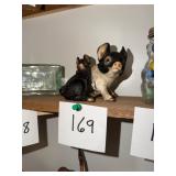 Vintage Ceramic Spotted Pig Figurine