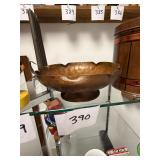 Vintage Hand-Hammered Copper Bowl