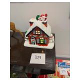 Vintage Ceramic Lighted Christmas House