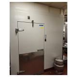LIKE NEW NORBEC WALK IN COMBO FREEZER AND COOLER