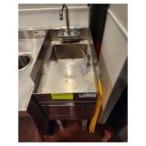 JOHN BOOS SS HAND SINK 12' X 21' X 33' TALL