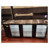 LIKE NEW TURBO AIR 3DR REFRIG. BACK BAR COOLER SLC