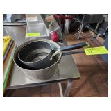 TWO SAUCE POTS