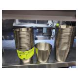 THIRTY SIX STAINLESS STEEL CUPS