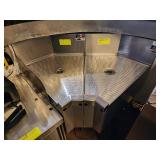 TWO PERLICK V SHAPED STAINLESS STEEL DRAIN BOARDS