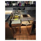 PERLICK STAINLESS STEEL HAND SINK TRASH TOP