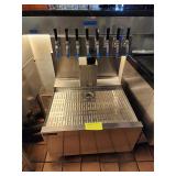PERLICK STAINLESS STEEL 8 TAP DRAIN BOARD ONLY