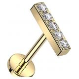 $17 Pierced Owl 18GA F136 Implant Grade Titanium T