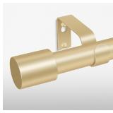 $27 Gold Curtain Rods 48-84 Inch, 1 Inch Diameter