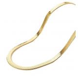 $16 BA UNIQUE FASHION Herringbone Chain 316L Stain