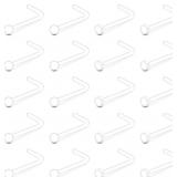 $7 Longita Clear Nose Studs Clear Nose Rings for W