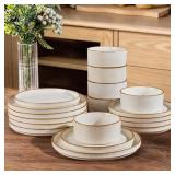 $99 GBHOME 18-Piece Stoneware Dinnerware Set for 6