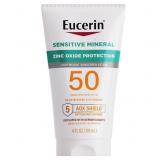 $18 Eucerin Sun Sensitive Mineral Sunscreen Lotion