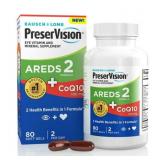 $60 PreserVision AREDS 2 Eye Vitamins with CoQ10 f