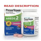 $26 Preservision AREDS 2 Chewables - 60ct New Exp