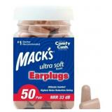 $15 Mack's Ultra Soft Foam Earplugs, 50 Pair - 33d