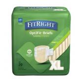 $60 FitRight OptiFit Extra Briefs with Tabs, Adult