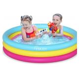 $30 Evajoy 58' x 13' Inflatable Kiddie Pool for Ki
