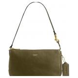 $125 COACH Women's Natural Grain Leather Plaza Bag