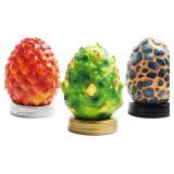 $7 Rileryan Dragon Egg Set - 3' Resin Black Dragon