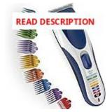 $39 Wahl Clipper Color Pro Cordless Rechargeable H