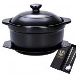 $32 Korean Stone Pot, Ceramic Sizzling Hot Pot for