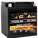$90 Weize YTX30L-BS Battery Replacement Yuasa YIX3