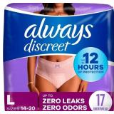 $14 Always Discreet Adult Incontinence & Postpartu