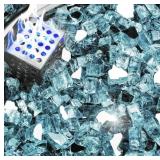 $23 NUPICK 10 lb Reflective Fire Glass, 1/2 Inch,