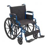 $130 Drive Medical Blue Streak 18-Inch Manual Whee