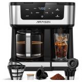 $110 AIRMSEN 12-Cup Programmable Dual Coffee Maker