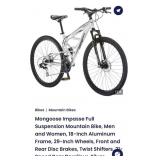 $870 Mongoose Impasse Full Suspension Mountain Bik