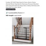 $83 Cumbor 29.7-40.6' Baby Gate for Stairs, Mom's