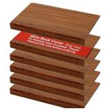 $140 6-Pack PVC Composite Board Wire Rack Covers f