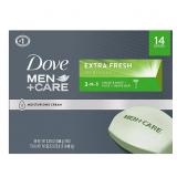 $15 Dove Men+Care Body and Face Bar Soap, Extra Fr