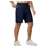 $15 JMIERR Mens Hiking Cargo Shorts Casual Stretch