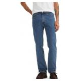 $36 Levi's Men's 505 Regular Fit Jeans (Also Avail