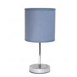 $13 11.89 in. Chrome Mini Basic Table Lamp with Pu