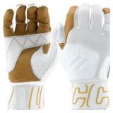 $60 Marucci Adult Blacksmith V2 Batting Gloves Whi